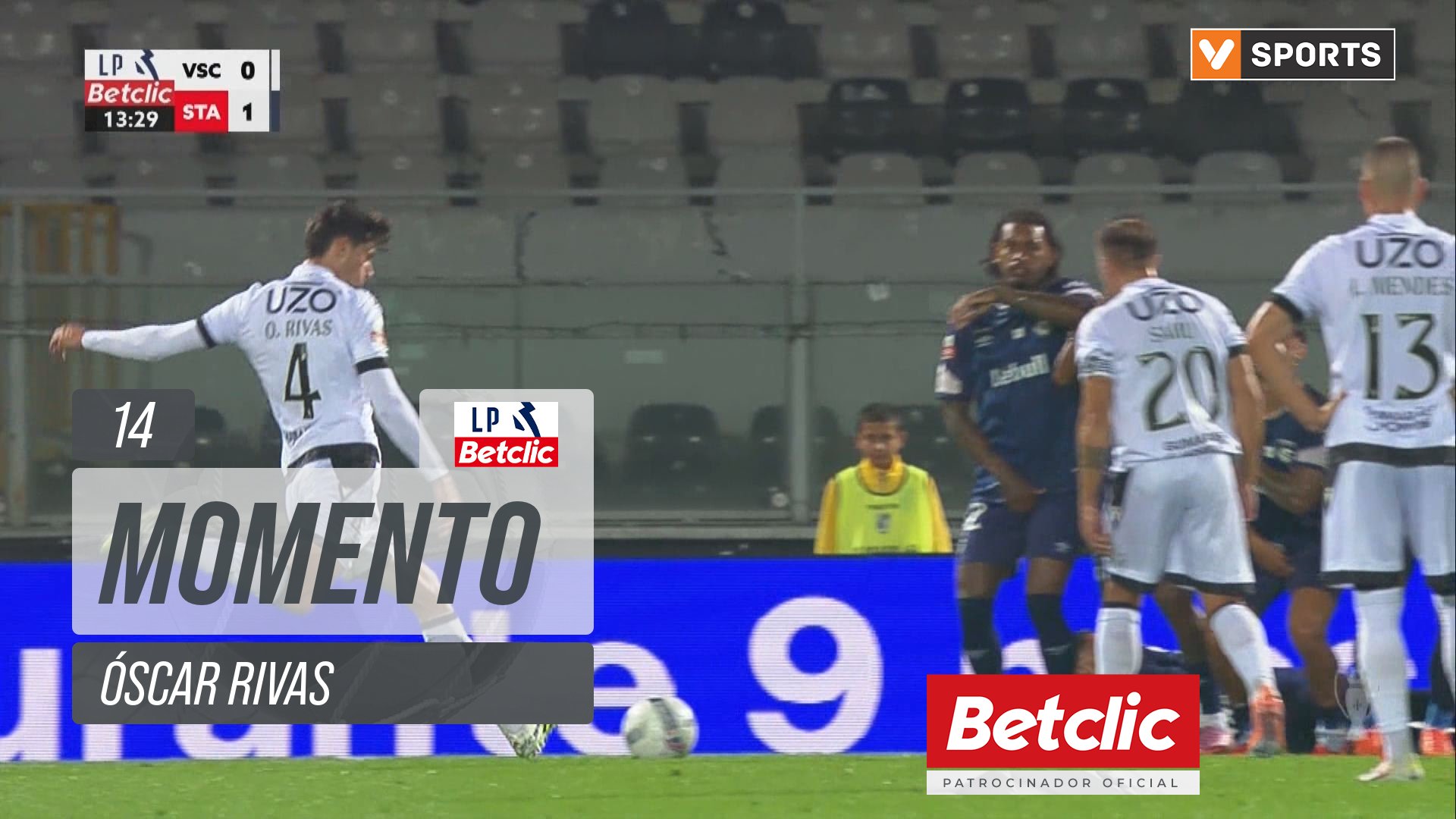 Vitória SC, Jogada, Óscar Rivas aos 14'