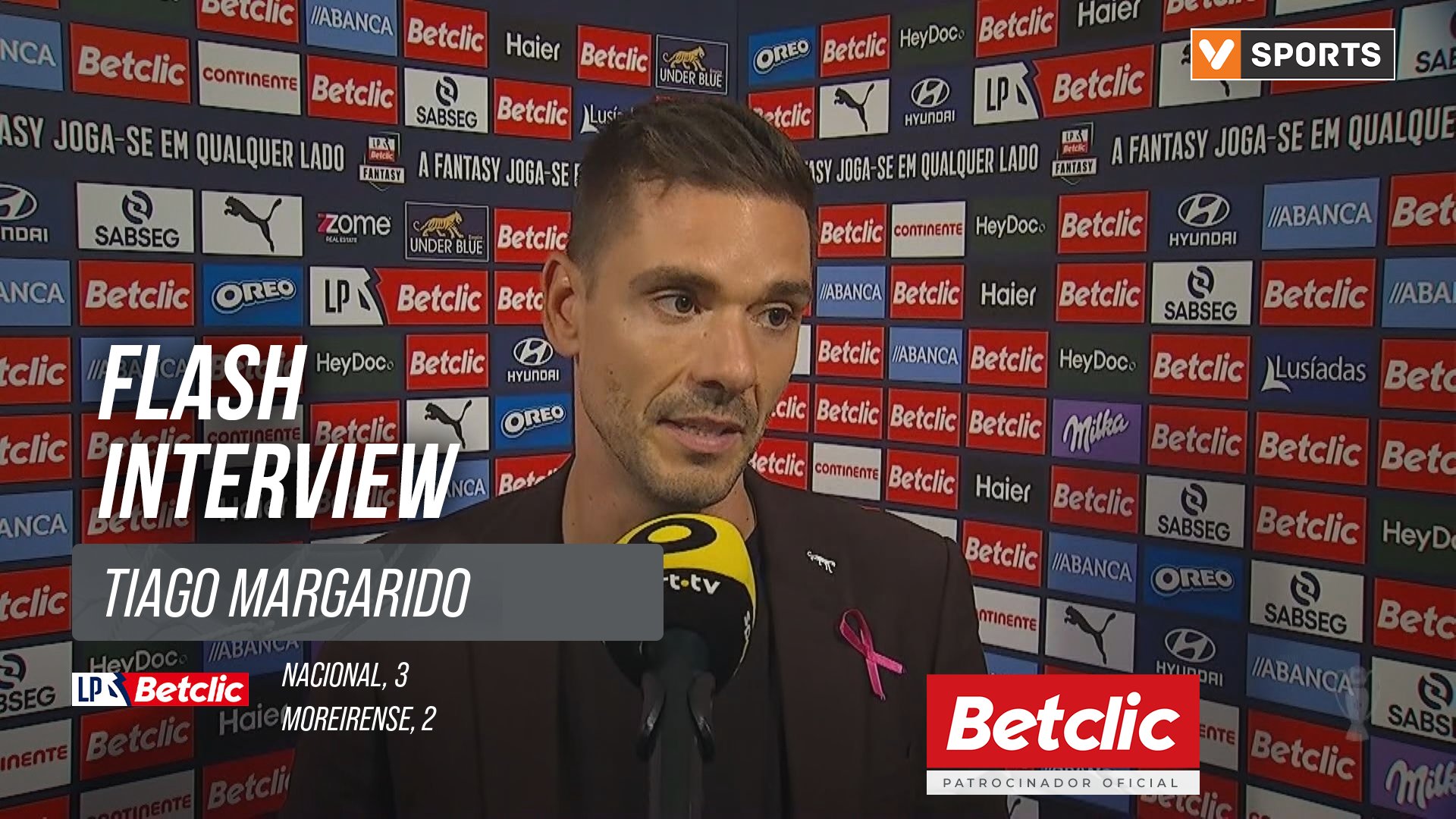I Liga (#8) | Nacional 3-2 Moreirense: Flash Interview Tiago Margarido