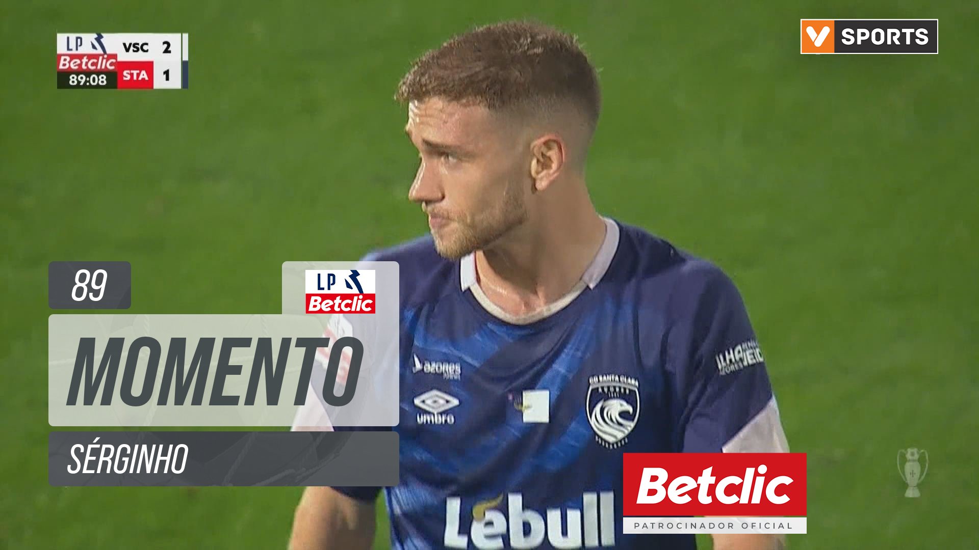 Santa Clara, Jogada, Sérginho aos 89'