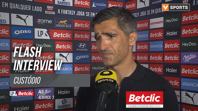 I Liga (#8) | AVS 1-3 Alverca: Flash Interview Custódio