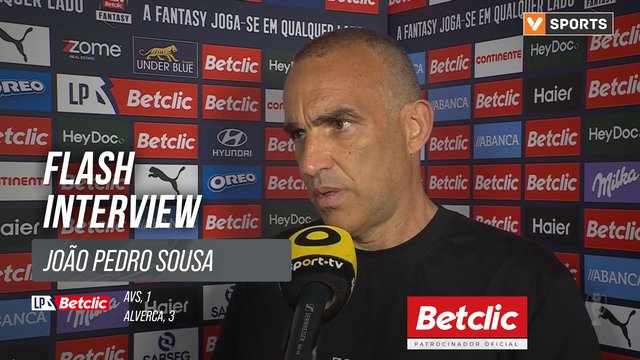 I Liga (#8) | AVS 1-3 Alverca: Flash Interview João Pedro Sousa