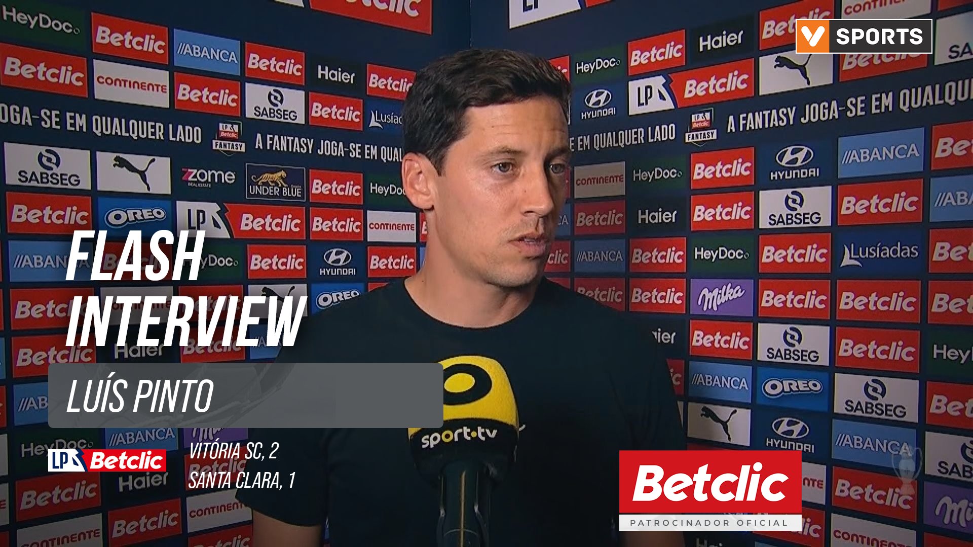 I Liga (#8) | Vitória SC 2-1 Santa Clara: Flash Interview Luís Pinto