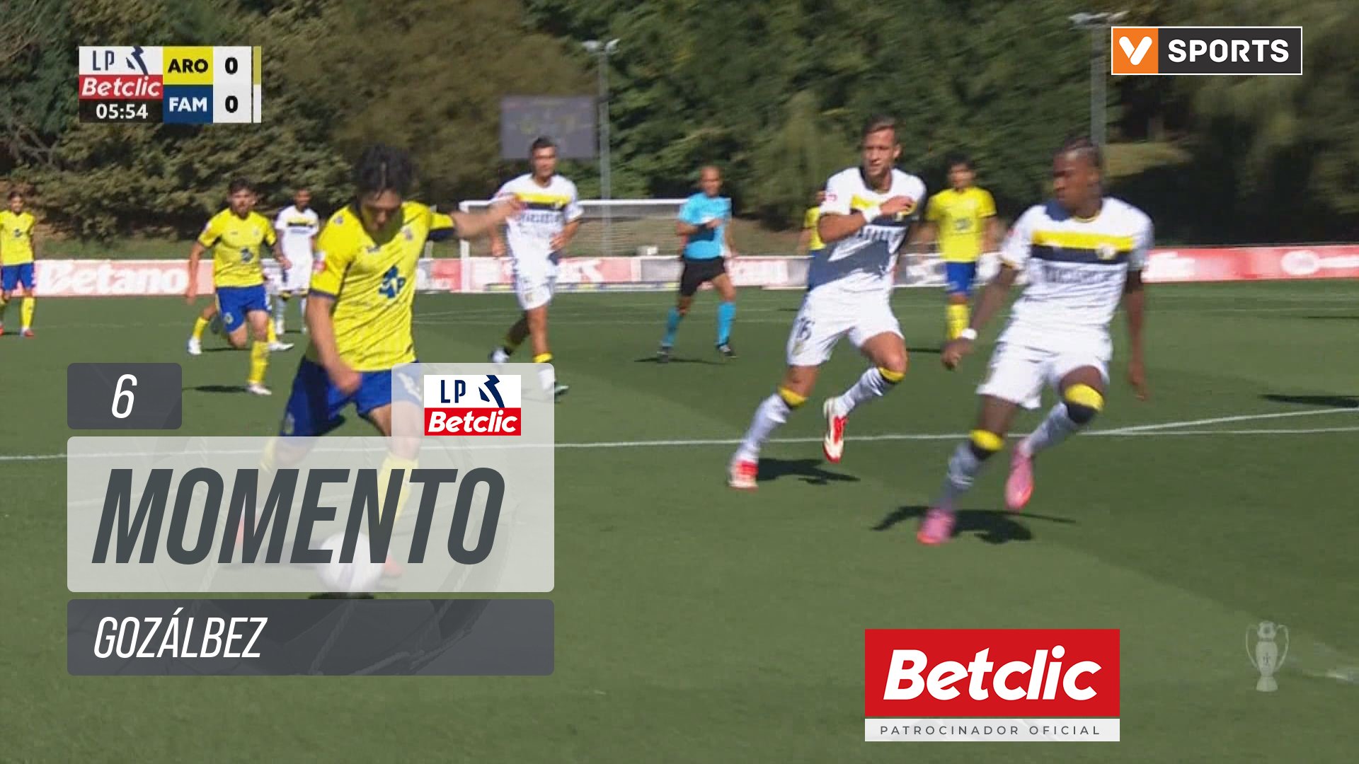 Arouca, Jogada, Gozálbez aos 6'