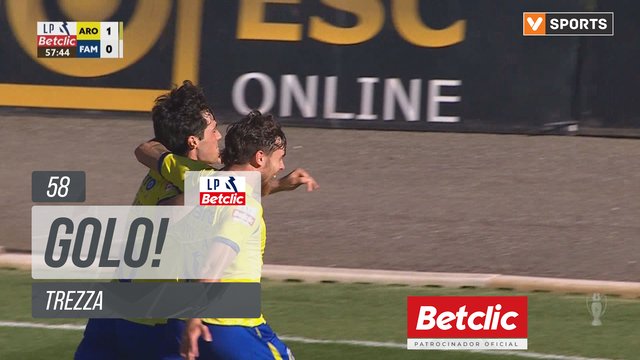 GOLO! Arouca, Trezza aos 58', Arouca 1-0 Famalicão