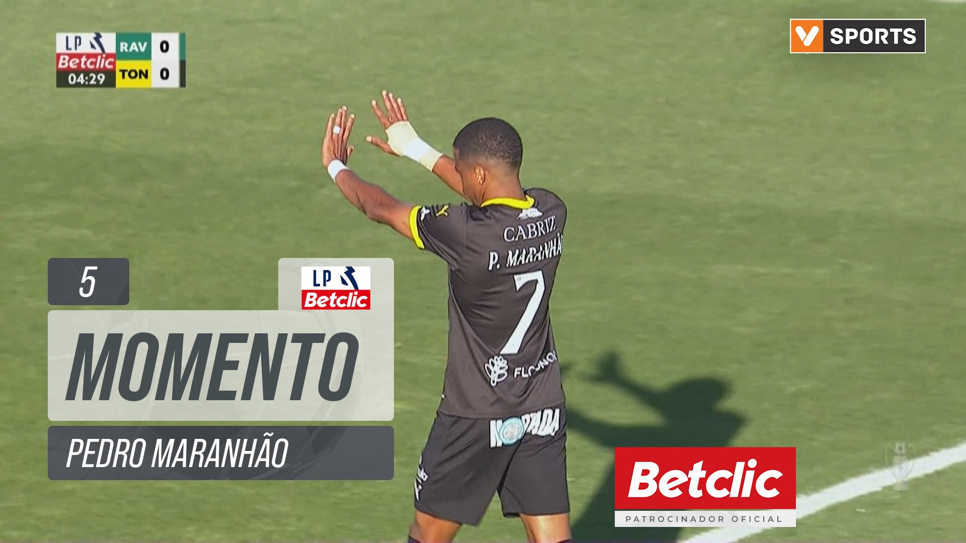 Tondela, Jogada, Pedro Maranhão aos 5'