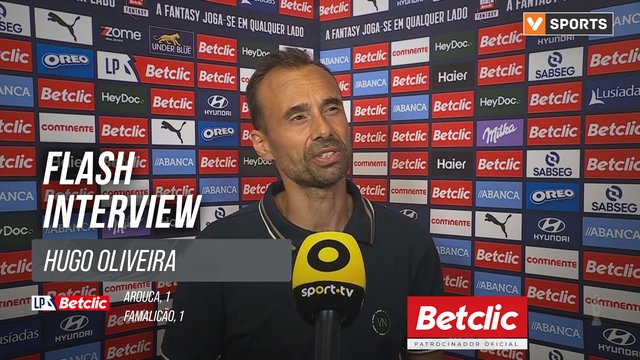 I Liga (#8) | Arouca 1-1 Famalicão: Flash Interview Hugo Oliveira