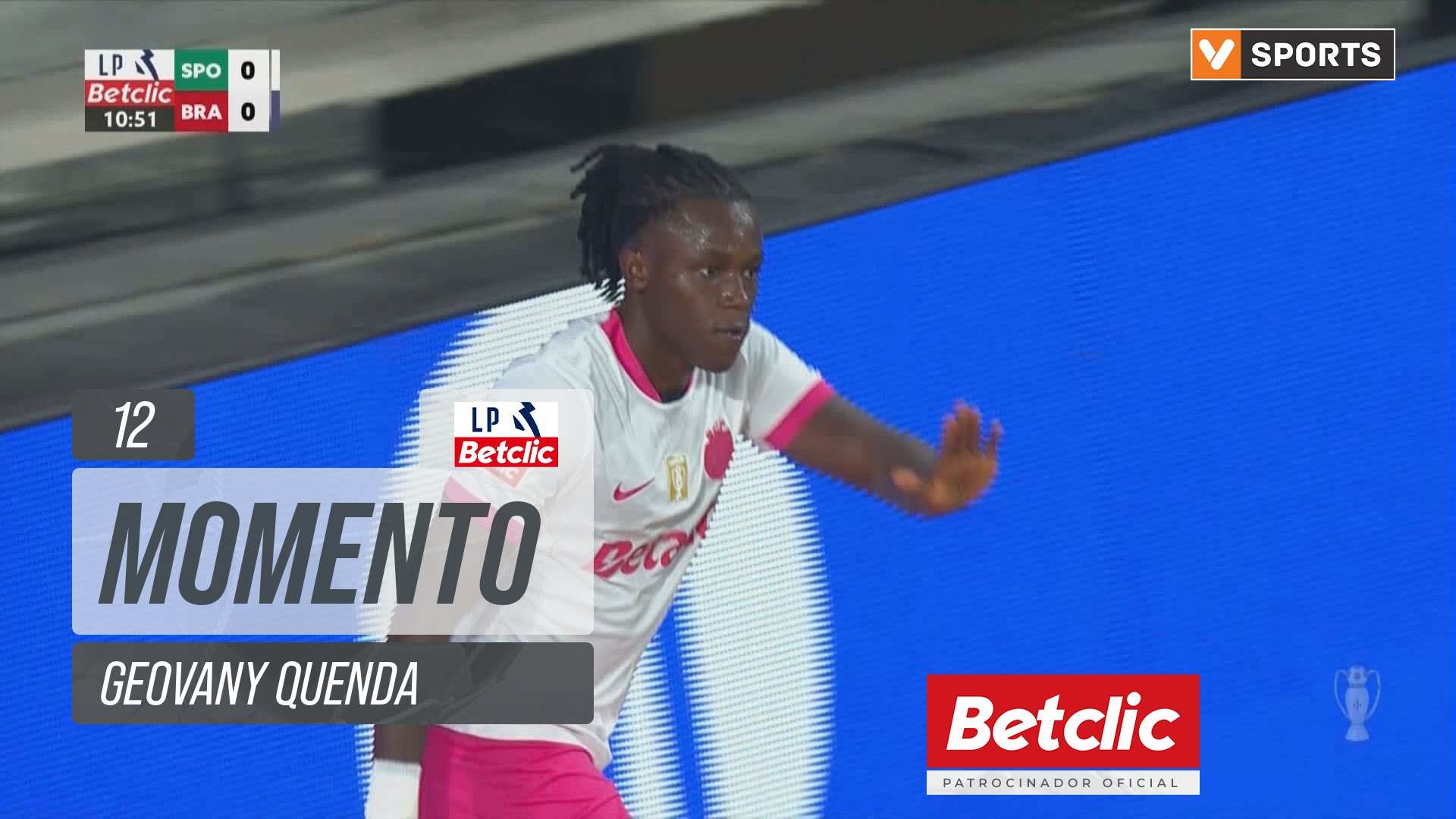 Sporting, Jogada, Geovany Quenda aos 12'