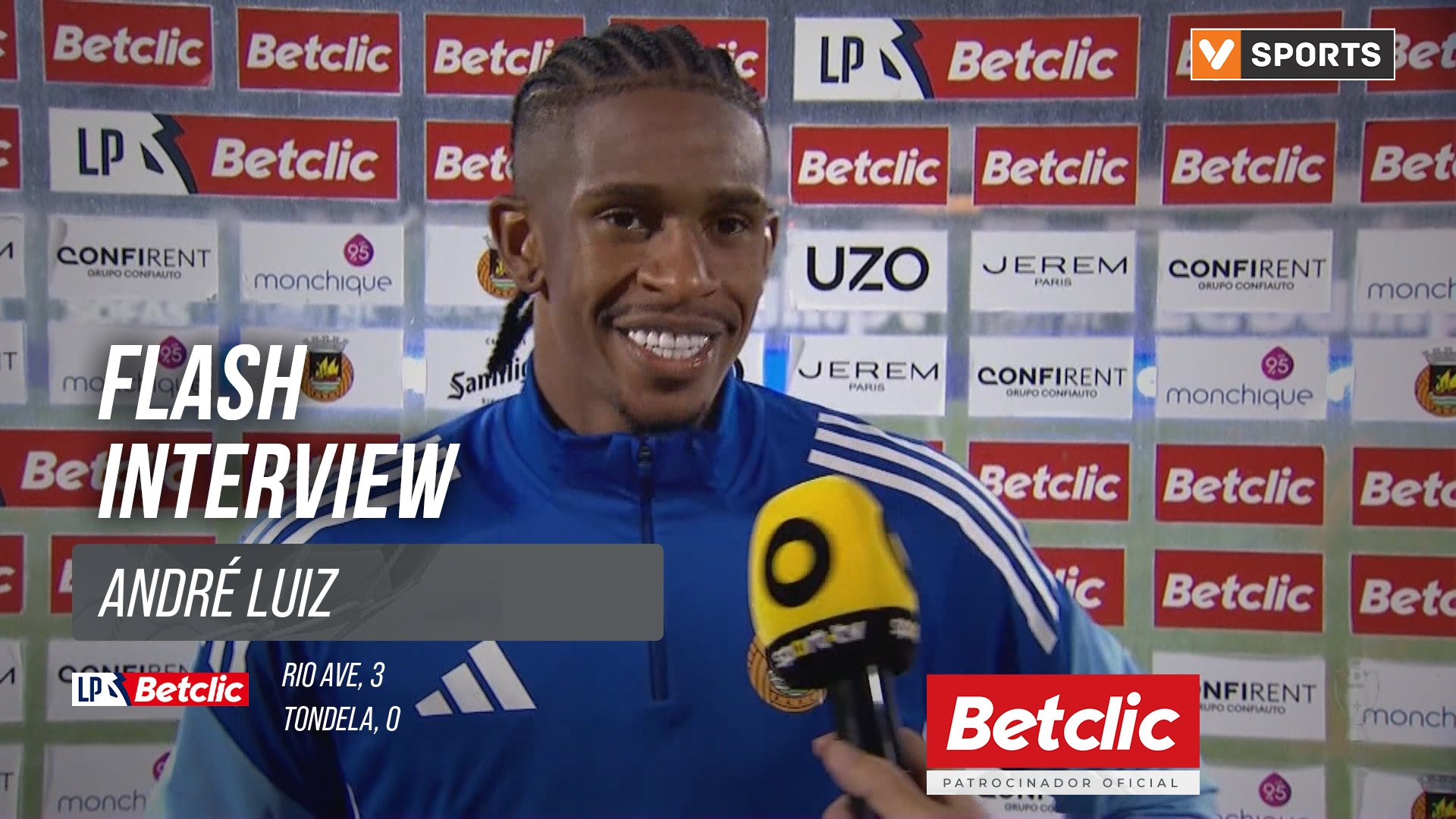 I Liga (#8) | Rio Ave 3-0 Tondela: Flash Interview André Luiz