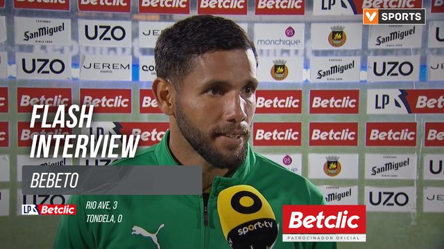 I Liga (#8) | Rio Ave 3-0 Tondela: Flash Interview Bebeto