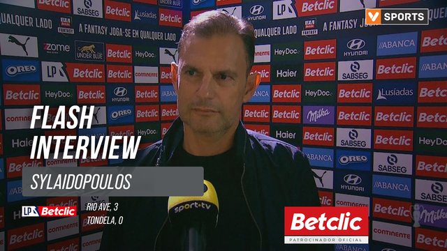 I Liga (#8) | Rio Ave 3-0 Tondela: Flash Interview Sylaidopoulos