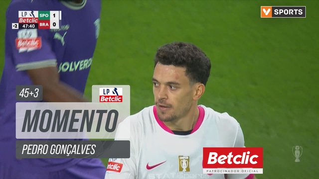 Sporting, Jogada, Pedro Gonçalves aos 45'+3'