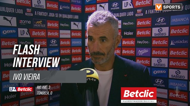 I Liga (#8) | Rio Ave 3-0 Tondela: Flash Interview Ivo Vieira