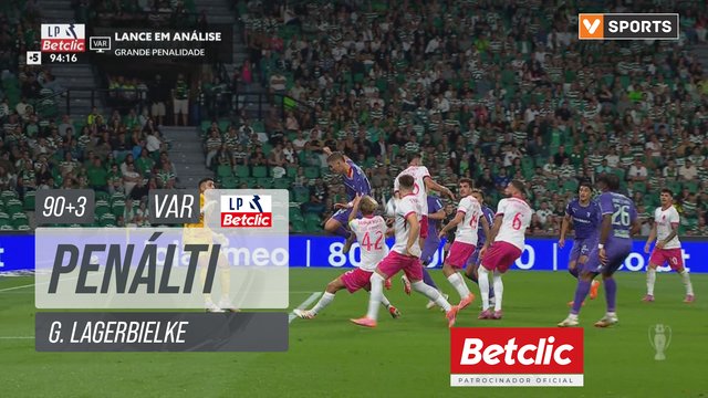Braga, Penálti, G. Lagerbielke aos 90'+3'