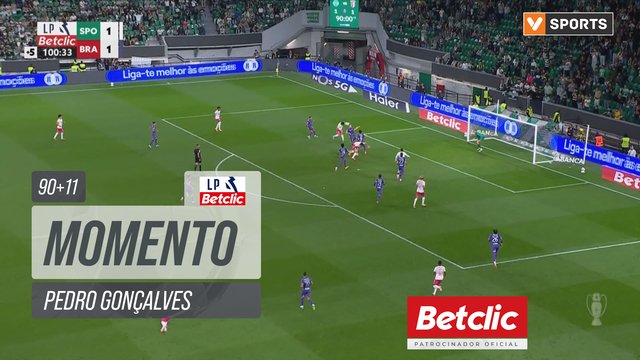 Sporting, Jogada, Pedro Gonçalves aos 90'+11'