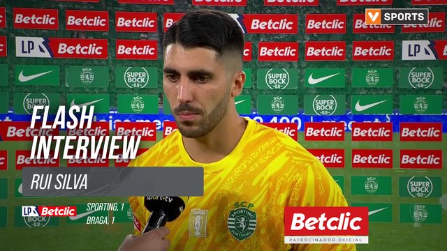 I Liga (#8) | Sporting 1-1 Braga: Flash Interview Rui Silva