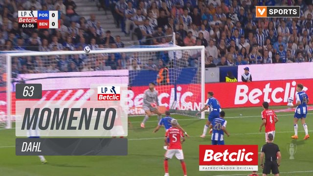 Benfica, Jogada, Dahl aos 63'