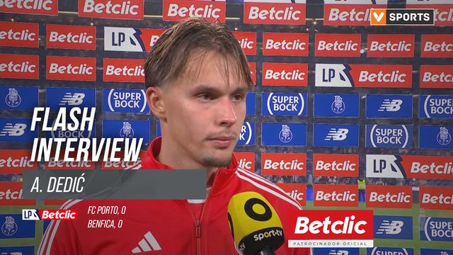 I Liga (#8) | FC Porto 0-0 Benfica: Flash Interview A. Dedić