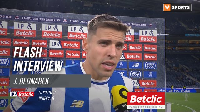 I Liga (#8) | FC Porto 0-0 Benfica: Flash Interview J. Bednarek