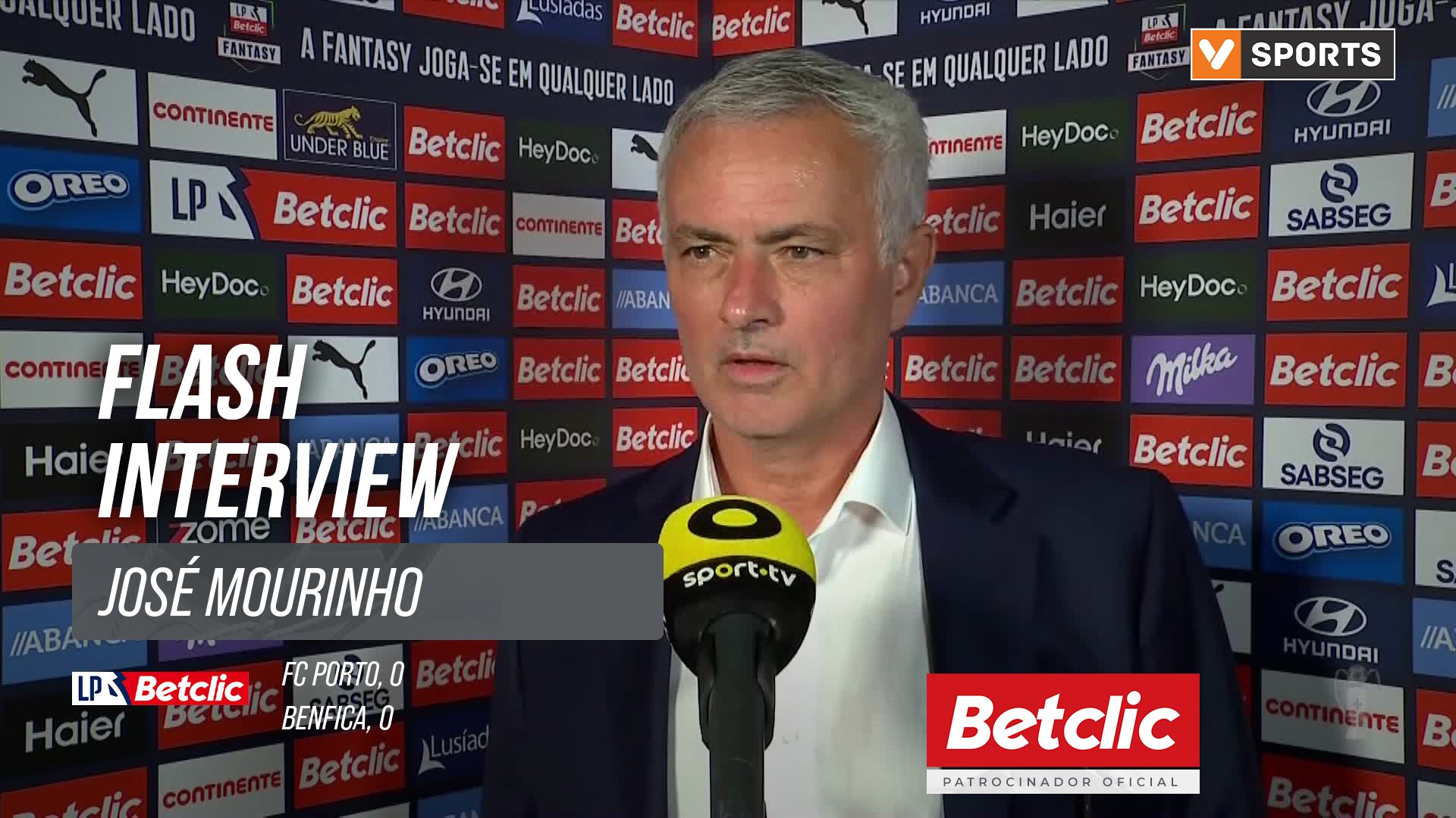 I Liga (#8) | FC Porto 0-0 Benfica: Flash Interview José Mourinho