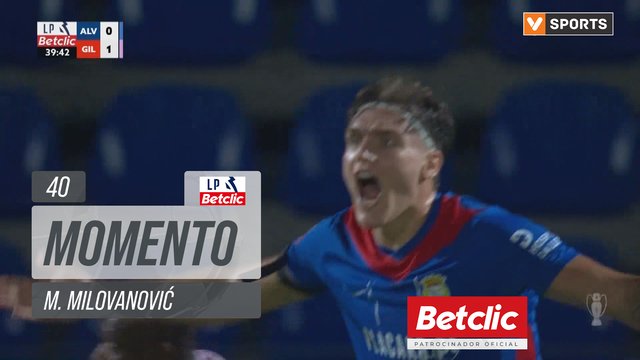 Alverca, Jogada, M. Milovanović aos 40'