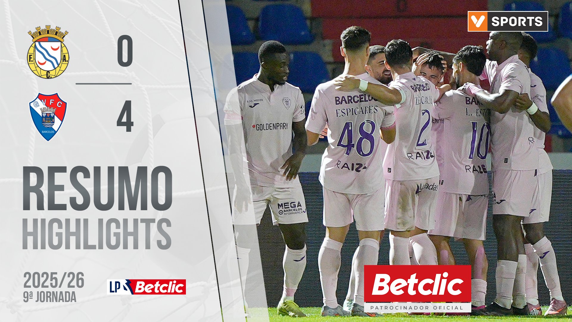 Liga Portugal Betclic (9ªJ): Resumo Alverca 0-4 Gil Vicente