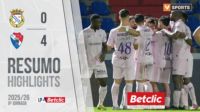Liga Portugal Betclic (9ªJ): Resumo Alverca 0-4 Gil Vicente