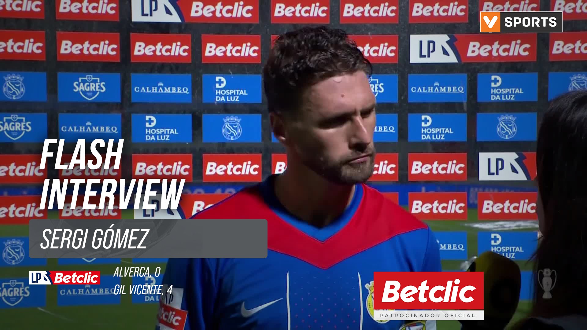 I Liga (#9) | Alverca 0-4 Gil Vicente: Flash Interview Sergi Gómez