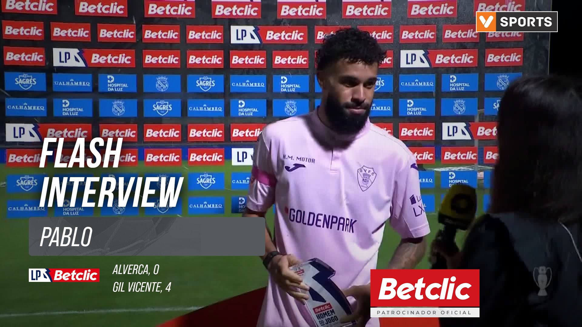 I Liga (#9) | Alverca 0-4 Gil Vicente: Flash Interview Pablo