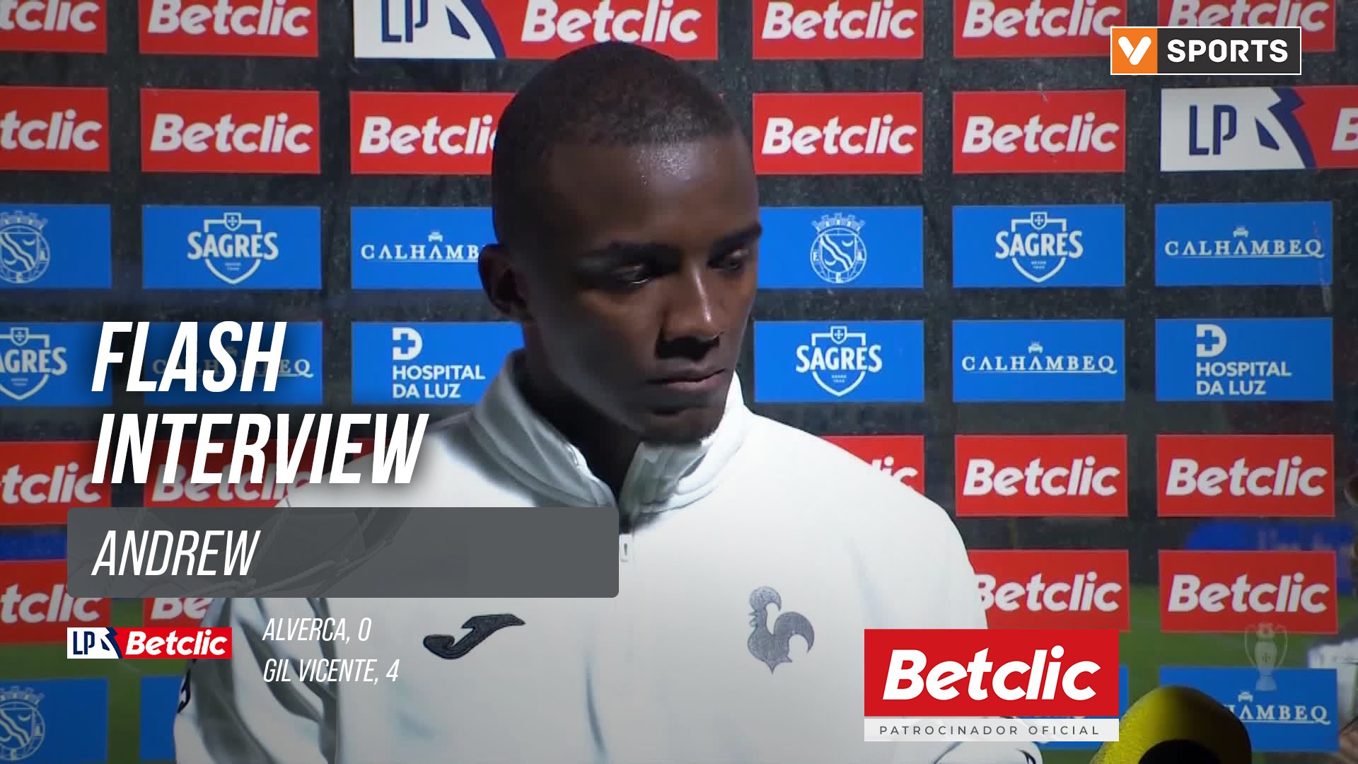 I Liga (#9) | Alverca 0-4 Gil Vicente: Flash Interview Andrew