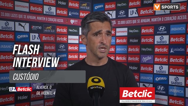 I Liga (#9) | Alverca 0-4 Gil Vicente: Flash Interview Custódio
