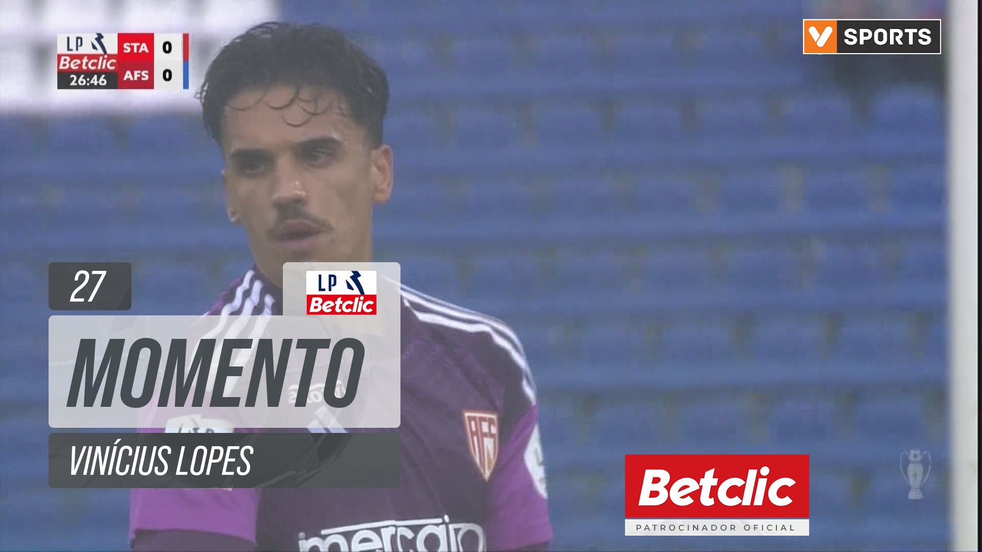 Santa Clara, Jogada, Vinícius Lopes aos 27'