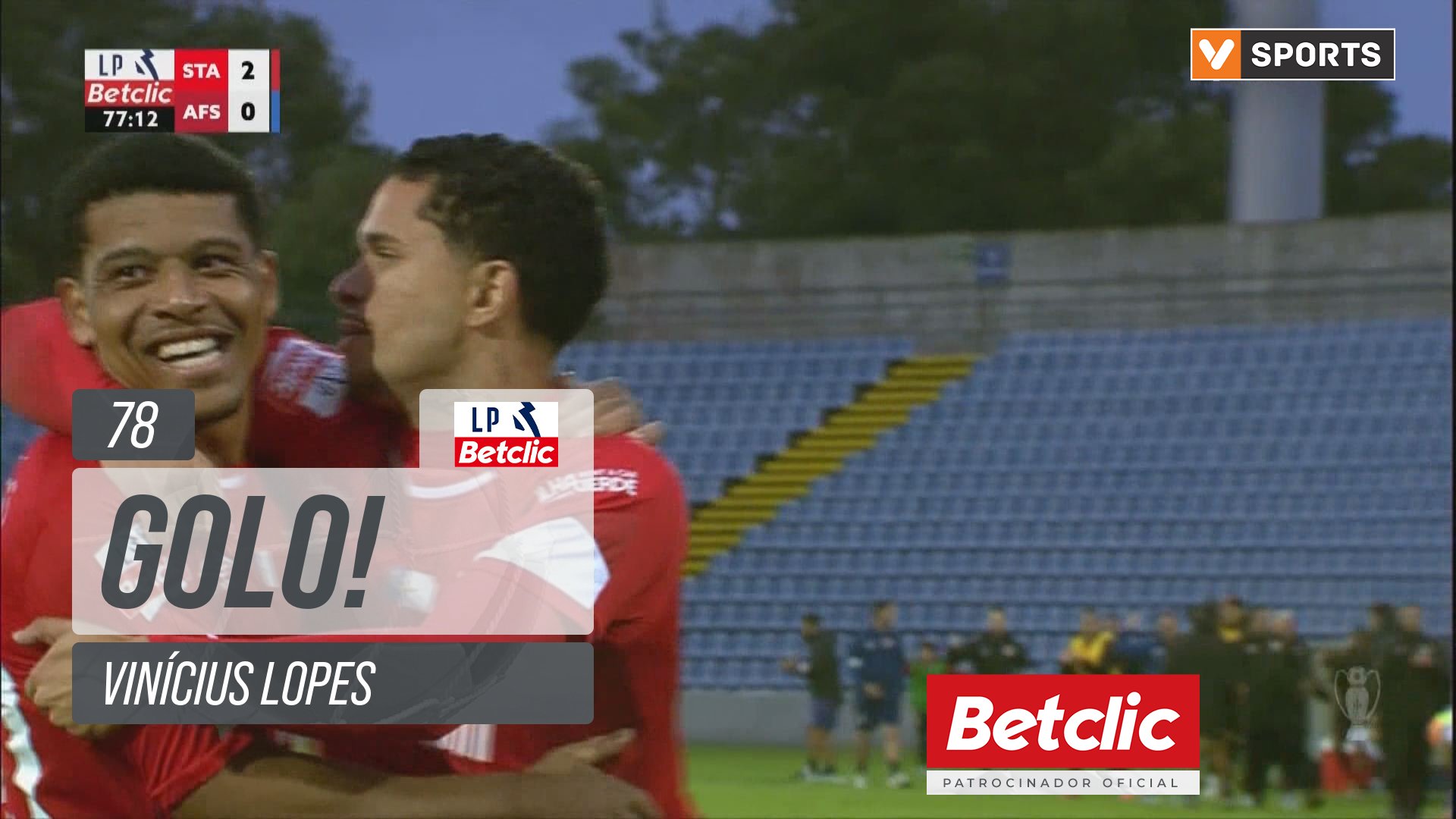 GOLO! Santa Clara, Vinícius Lopes aos 78', Santa Clara 2-0 AVS