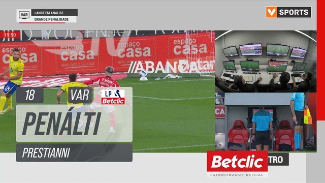 Benfica, Penálti, Prestianni aos 18'