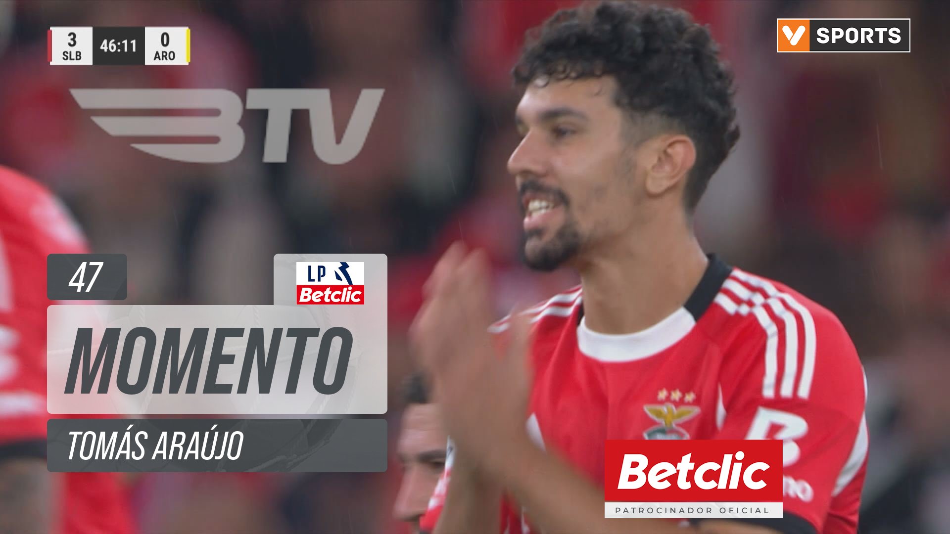 Benfica, Jogada, Tomás Araújo aos 47'