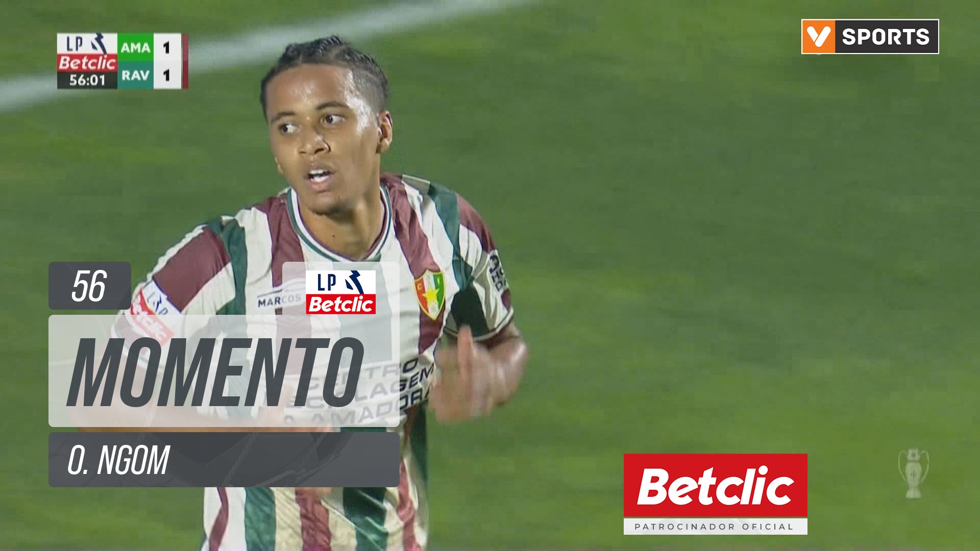 Estrela Amadora, Jogada, O. Ngom aos 56'