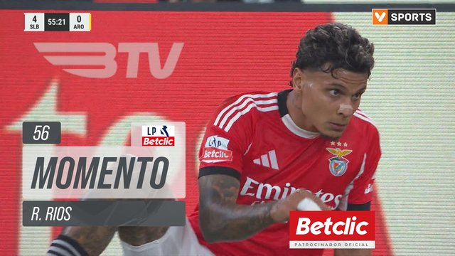 Benfica, Jogada, R. Rios aos 56'