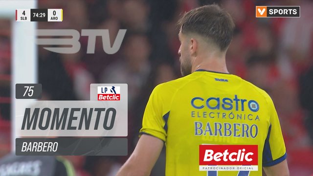 Arouca, Jogada, Barbero aos 75'