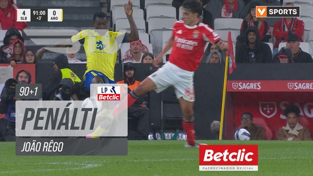 Benfica, Penálti, João Rêgo aos 90'+1'