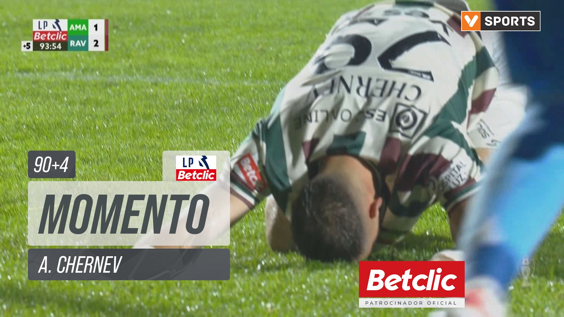 Estrela Amadora, Jogada, A. Chernev aos 90'+4'