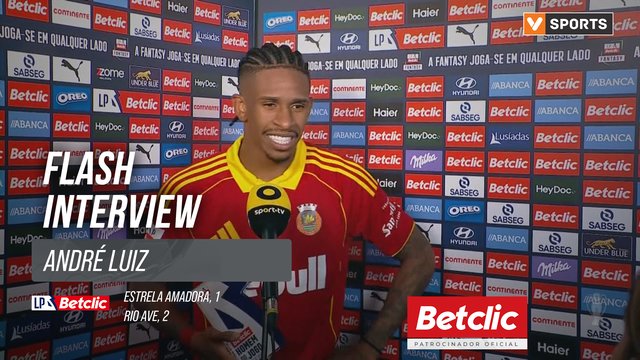 I Liga (#9) | Estrela Amadora 1-2 Rio Ave: Flash Interview André Luiz