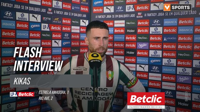 I Liga (#9) | Estrela Amadora 1-2 Rio Ave: Flash Interview Kikas