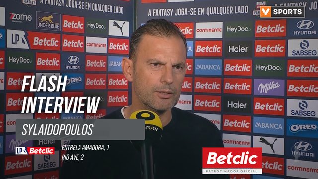 I Liga (#9) | Estrela Amadora 1-2 Rio Ave: Flash Interview Sylaidopoulos