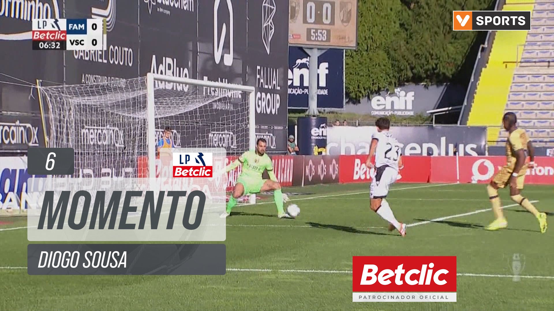 Vitória SC, Jogada, Diogo Sousa aos 6'