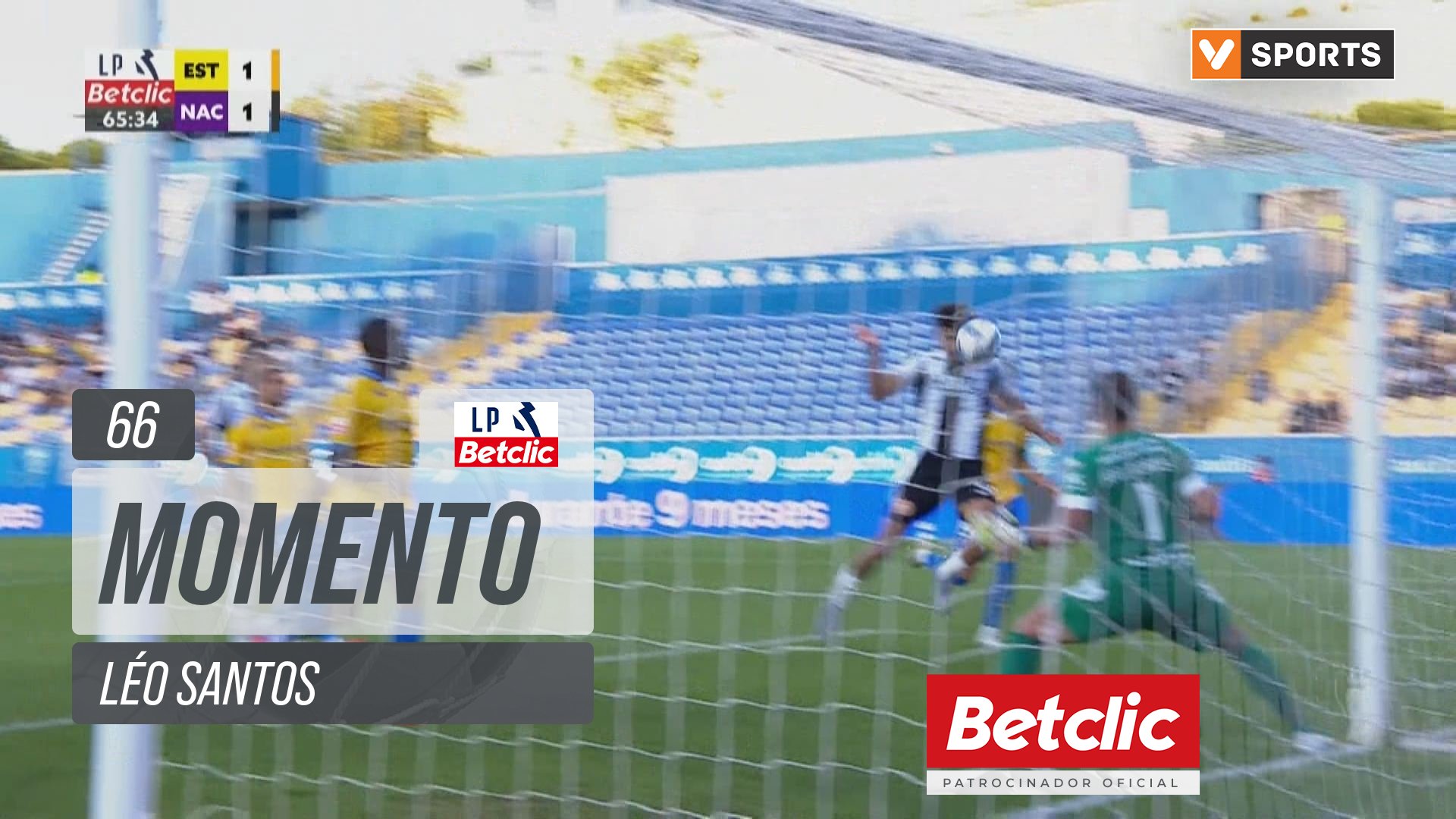 Nacional, Jogada, Léo Santos aos 66'