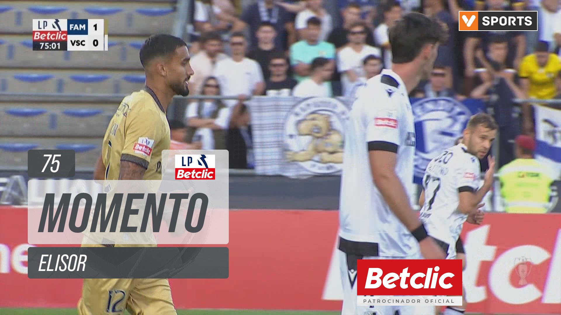 Famalicão, Jogada, Elisor aos 75'