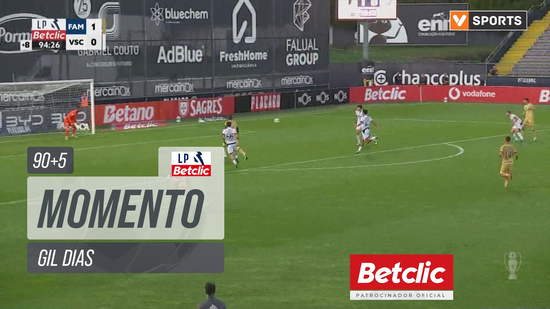 Famalicão, Jogada, Gil Dias aos 90'+5'