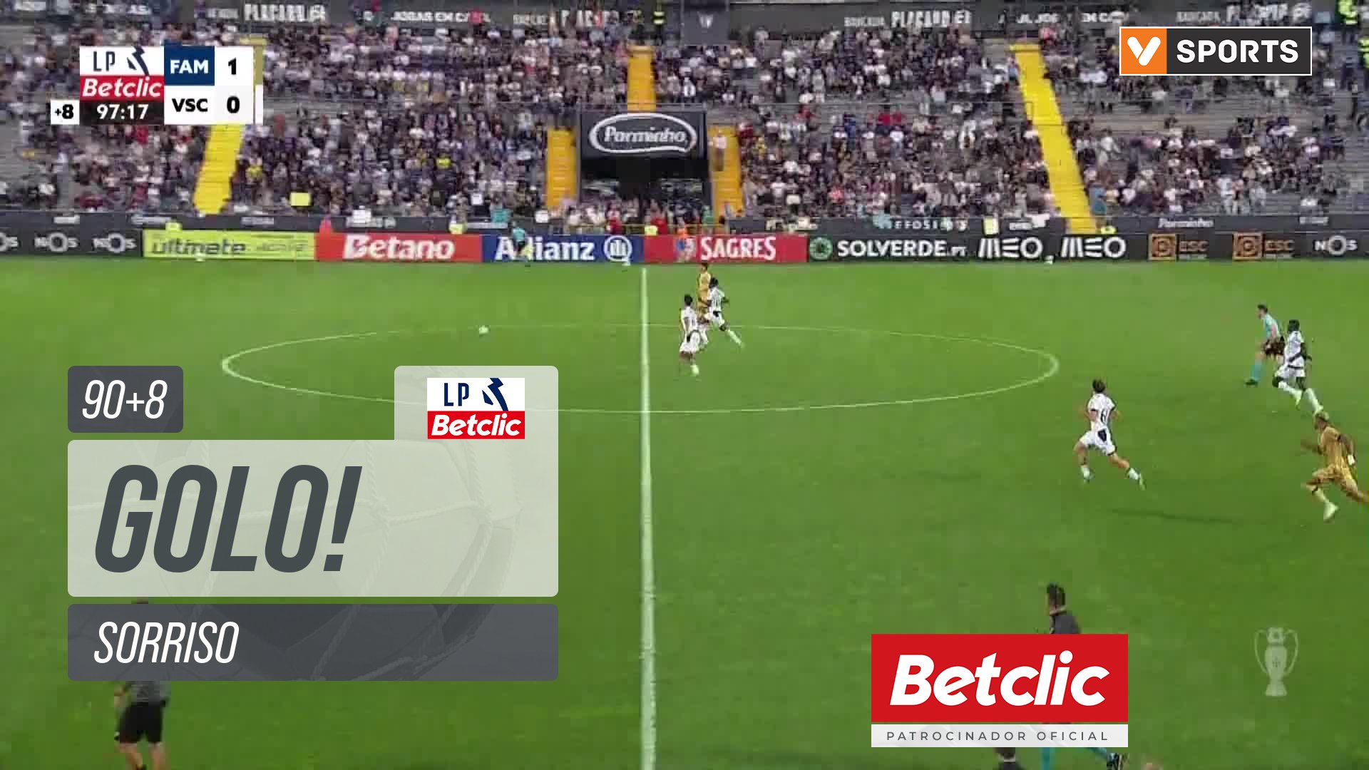 GOLO! Famalicão, Sorriso aos 90'+8', Famalicão 2-0 Vitória SC