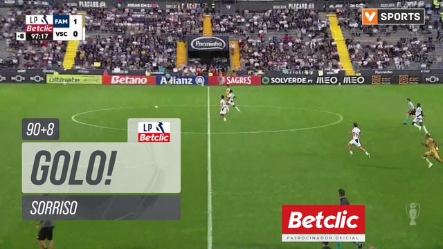 GOLO! Famalicão, Sorriso aos 90'+8', Famalicão 2-0 Vitória SC