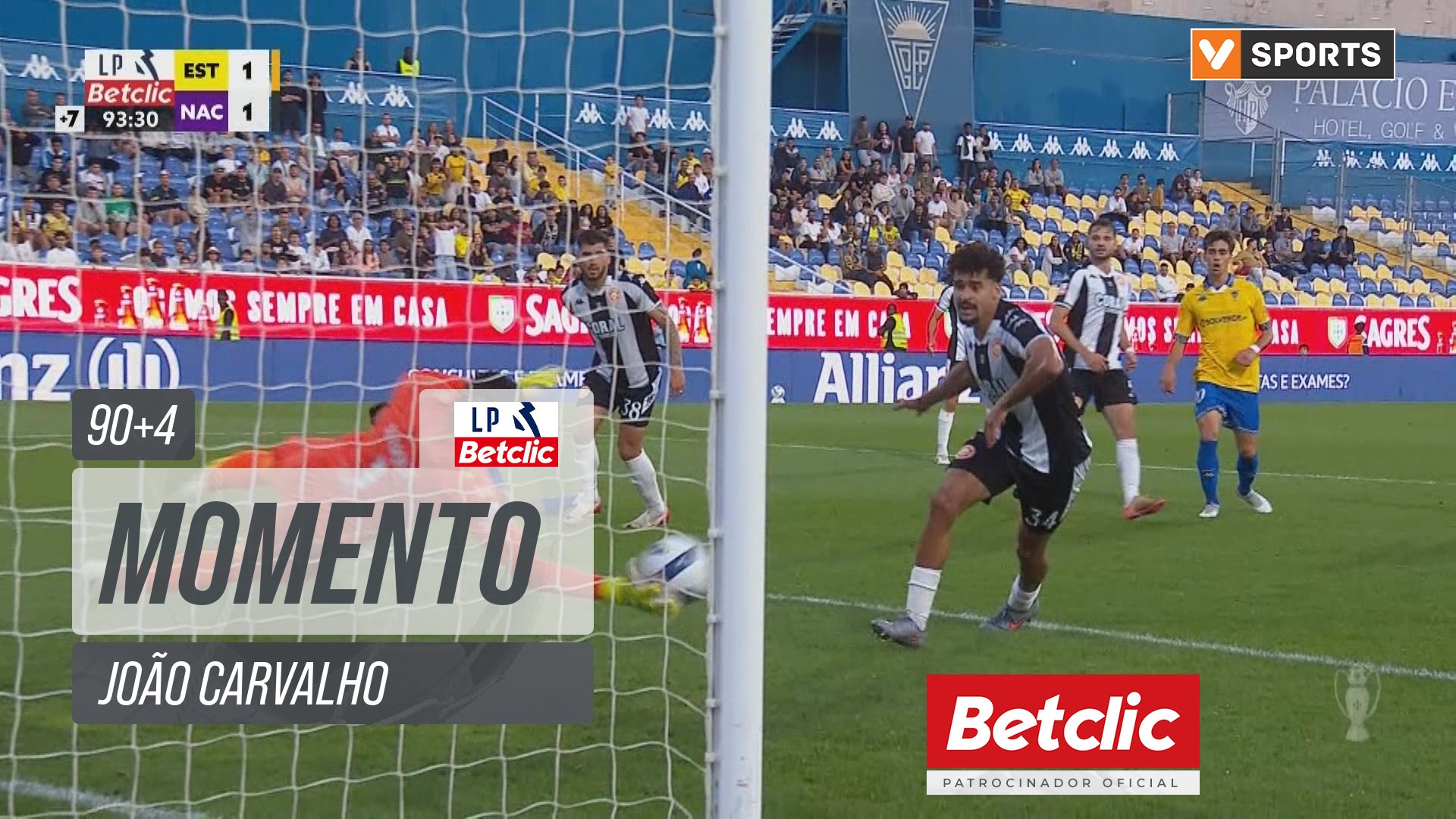 Estoril, Jogada, João Carvalho aos 90'+4'