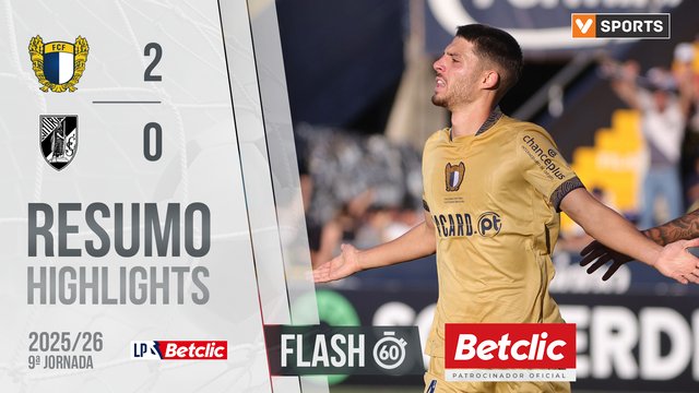 Liga Portugal Betclic (9ªJ): Resumo Flash Famalicão 2-0 Vitória SC